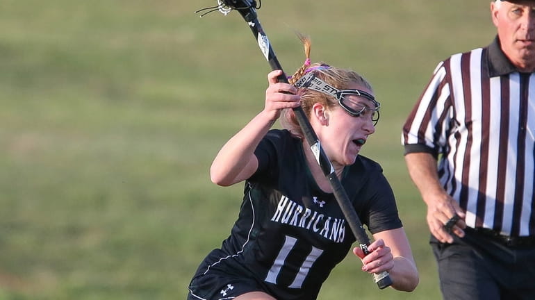 Westhampton's Lily Berchin (11) scores the overtime winning goal during...