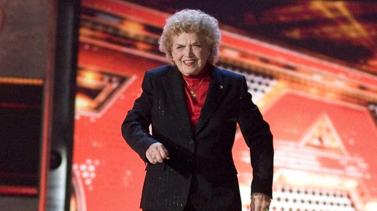 Mae Young appears on an episode of WWE Monday Night...
