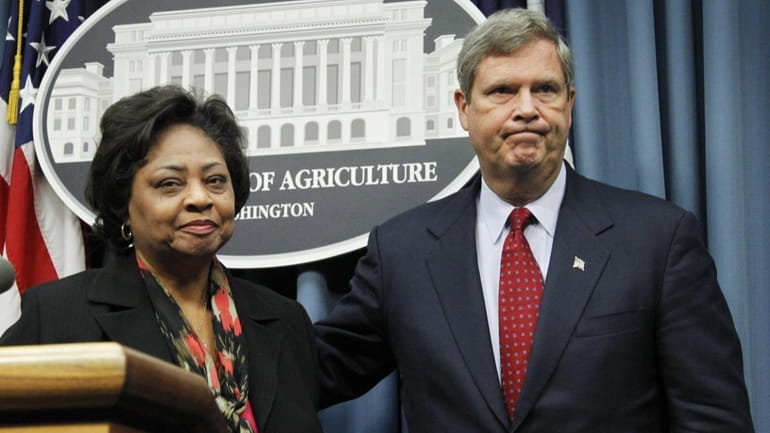 Former Agriculture Department official Shirley Sherrod and Department of Agriculture...