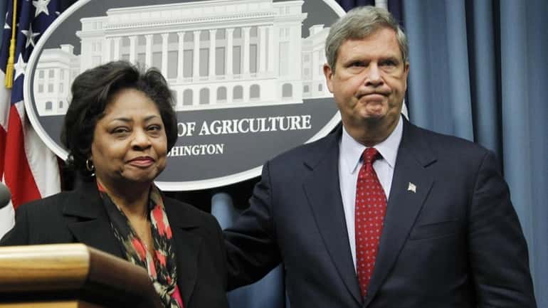 Former Agriculture Department official Shirley Sherrod and Department of Agriculture...