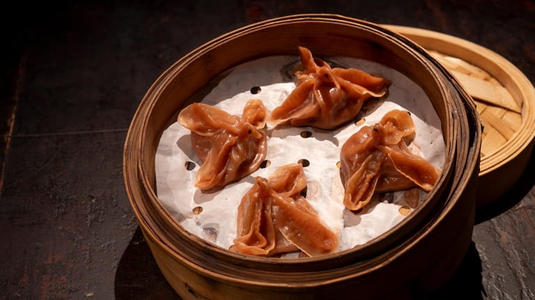 Chicken mushroom and truffle dumplings at O Mandarin’s Winter Dumpling...