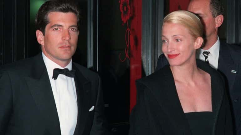 John F. Kennedy Jr., with his wife, Carolyn Bessette Kennedy, is the...
