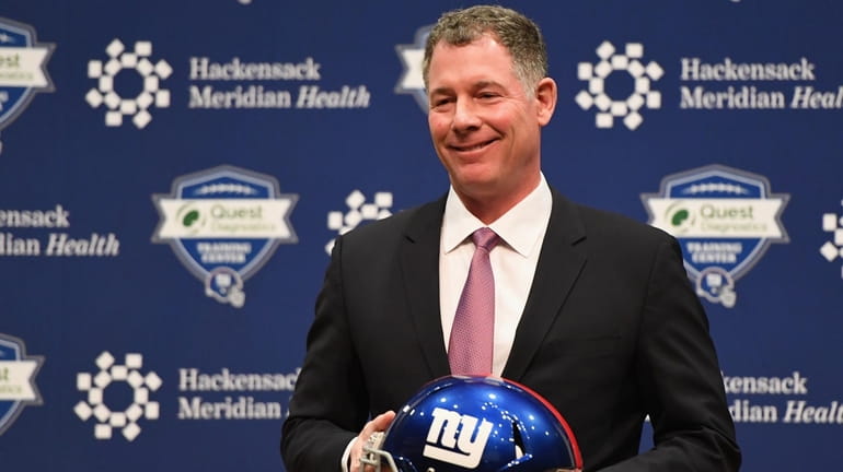 Pat Shurmur is introduced as Giants' new head coach during...