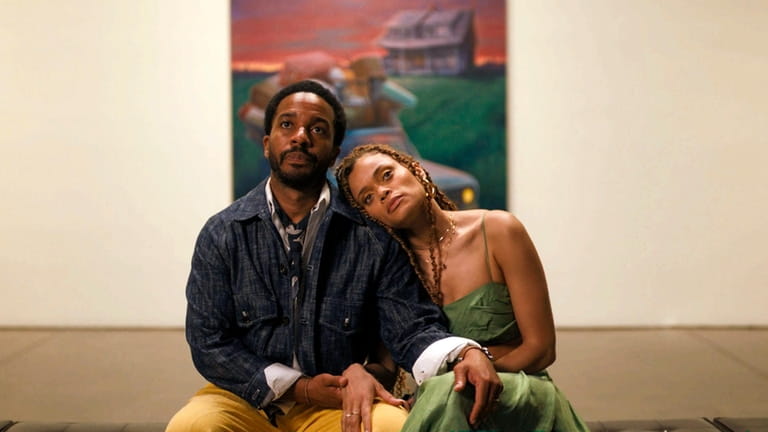 This image released by Sundance Institute shows André Holland, left,...