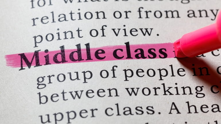 Today, defining the "middle class" is a bit of a...