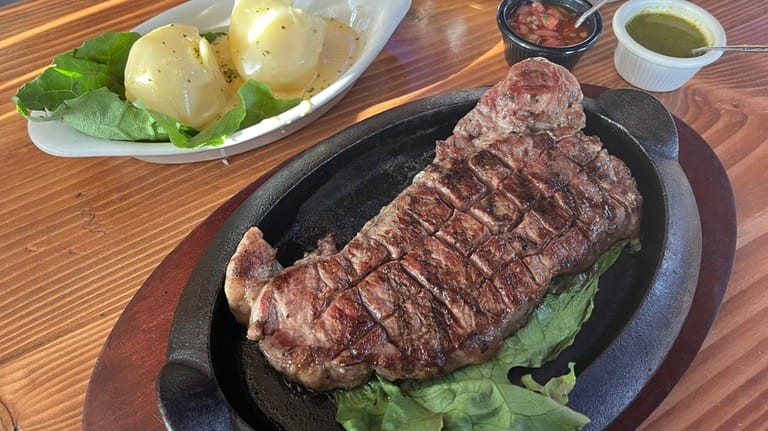 Punta de anca, a Colombian cut of steak, paired with...