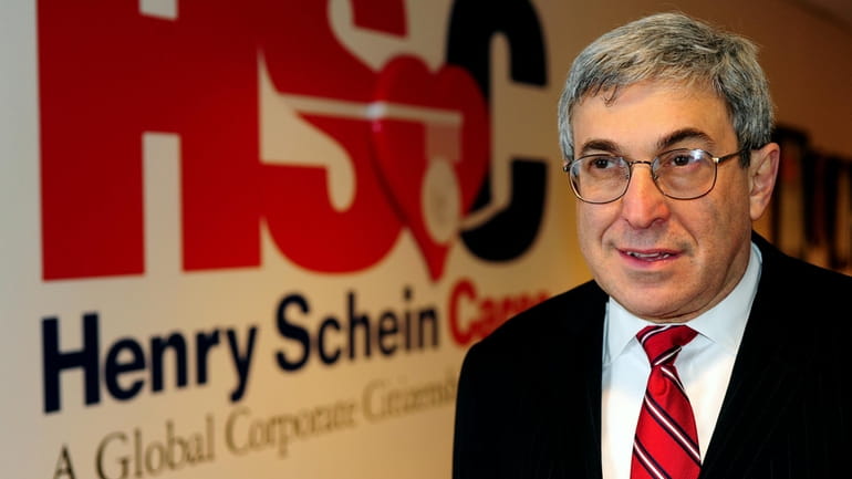 Stanley Bergman, chief executive of Henry Schein Inc., the Melville-based...