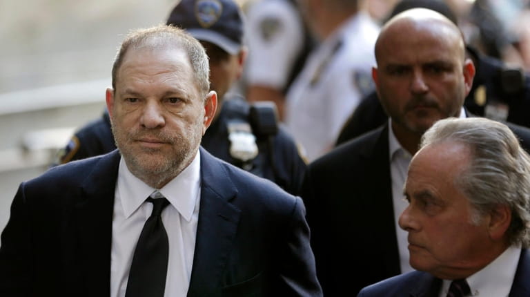Harvey Weinstein arrives in a Manhattan courtroom on June 5.