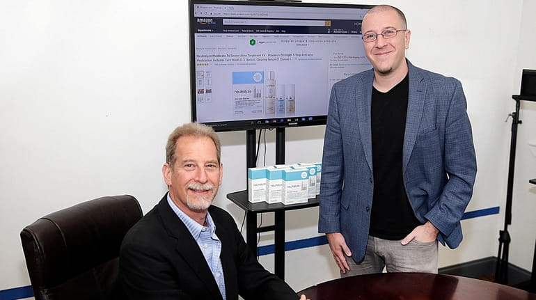 Richard Klein, left, and Jon Klein of Kantian Skincare LLC...