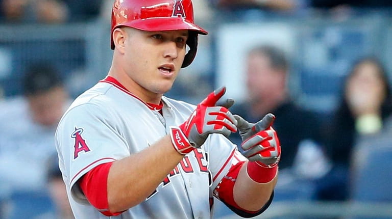 Mike Trout of the Los Angeles Angels.