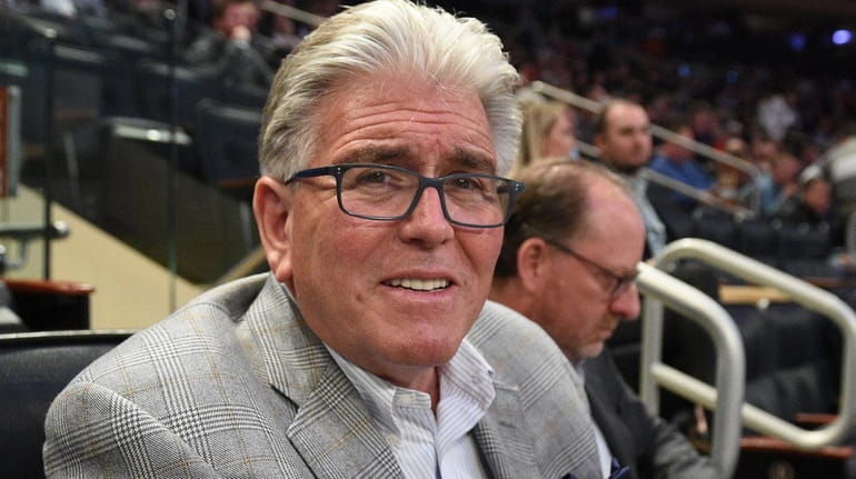 Mike Francesa at Madison Square Garden on March 8.