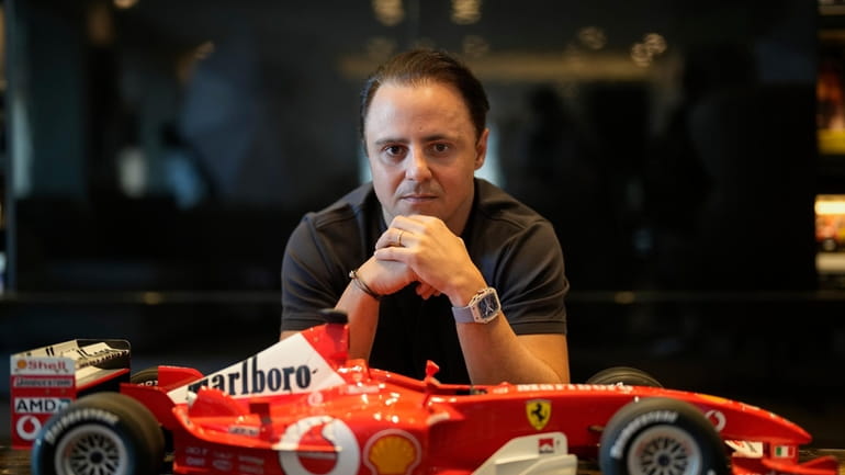 Former Formula One driver Felipe Massa poses for a photo...
