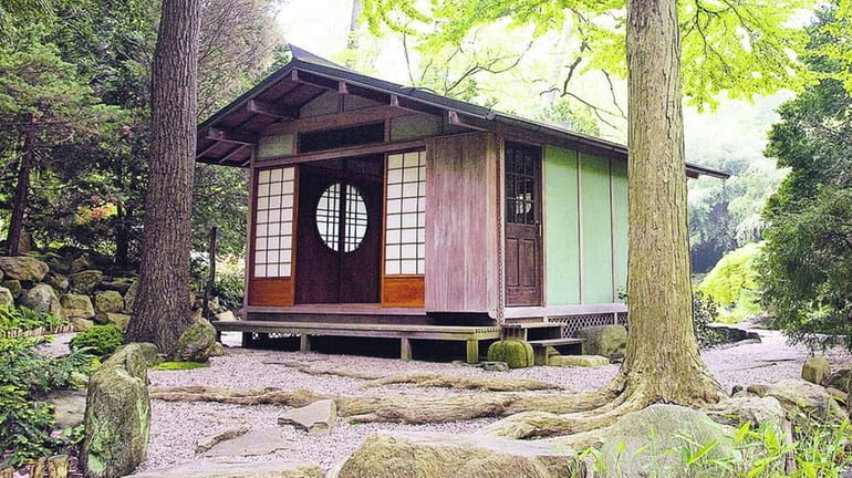 The Tea House is located on the grounds of the...