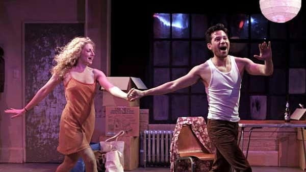 Lauren Molina, left, and Jason Tam in "Marry Me a...