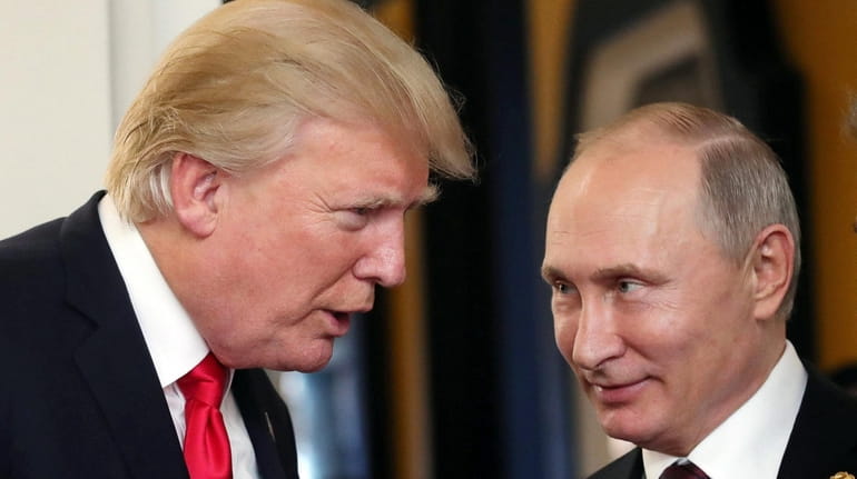 Then-President Donald Trump with Russian President Vladimir Putin in 2017.