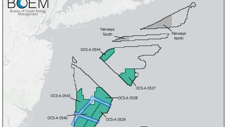 New wind-energy areas off the coasts of Long Island and...