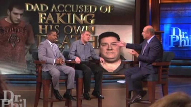 A still image from a broadcast of the Dr. Phil...