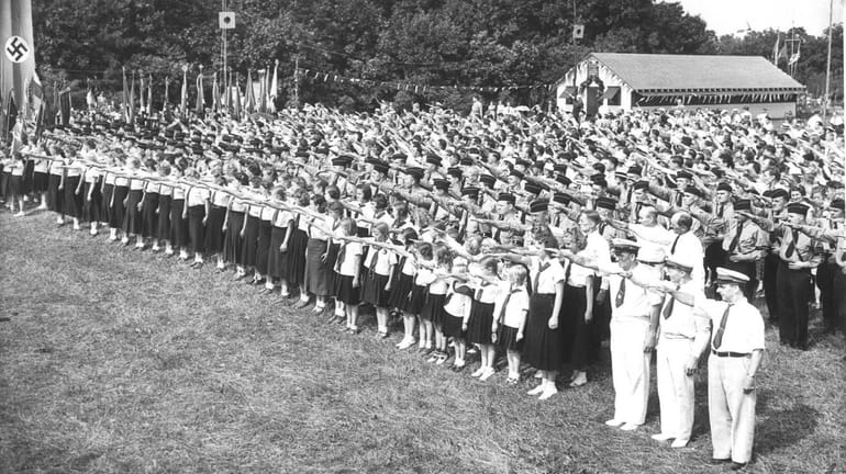 An undated photo at Camp Siegfried in Yaphank shows the...