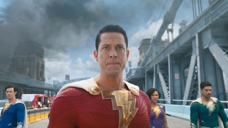 Zachary Levi in a scene from "Shazam! Fury of the...