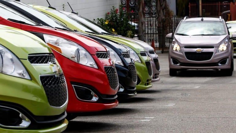 The 2013 Chevrolet Spark is shown during a media drive...