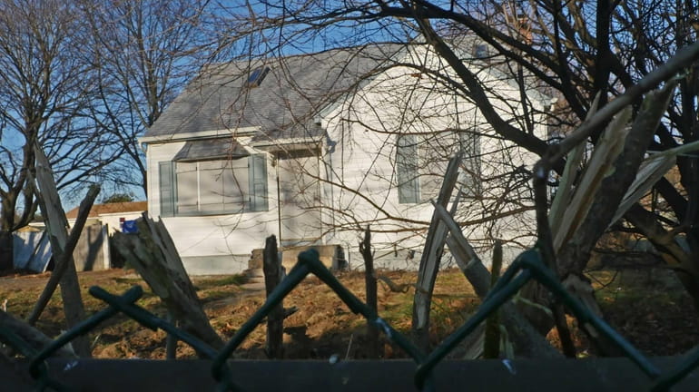 An abandoned house in Brentwood on Dec. 18, 2014.