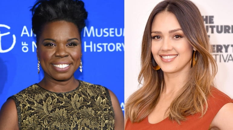 Leslie Jones, left, criticized delivery methods of a company owned by actress Jessica...