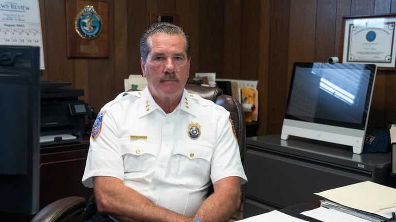 Southold Town Police Chief Martin Flatley, seen here last year, told...