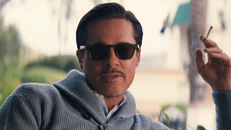 Brad Pitt plays Jack Conrad in "Babylon."