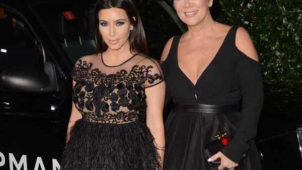 Kim Kardashian and Kris Jenner at Topshop Topman LA Opening...