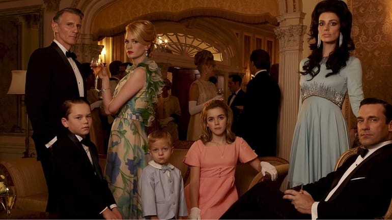 This photo shows the cast of "Mad Men," which will...