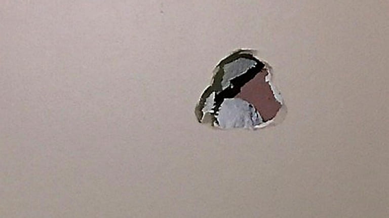 Odell Beckham Jr. reportedly punched this hole in the locker...