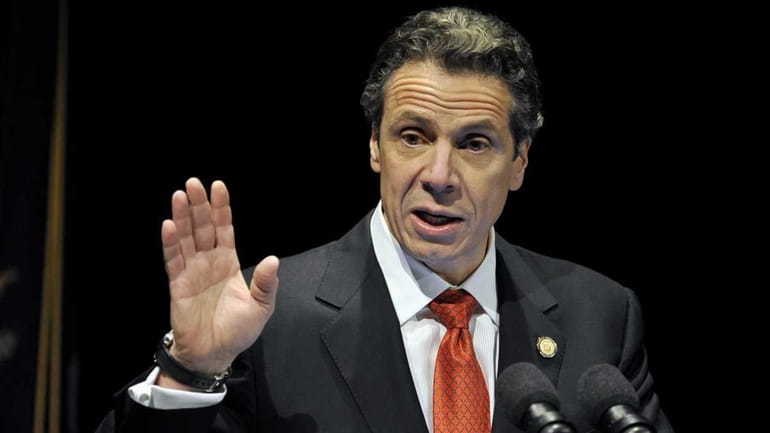 Governor Andrew Cuomo at the Empire State Plaza Convention Center...