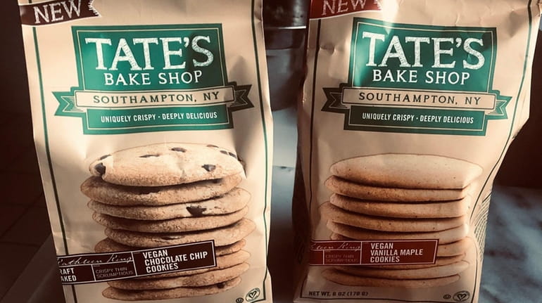 Tate's Bake Shop has launched a line of vegan cookies.