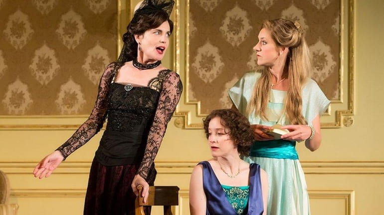 Elizabeth McGovern, Brooke Bloom and Charlotte Parry in Roundabout Theatre...