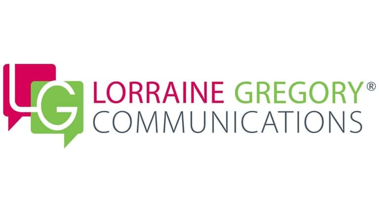 Lorraine Gregory Communications's old logo.  The 29-year-old company has grown from...