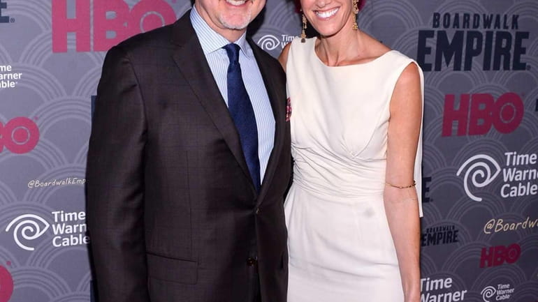 Writer/ Producer Terence Winter and Rachel Winter attend the "Boardwalk...