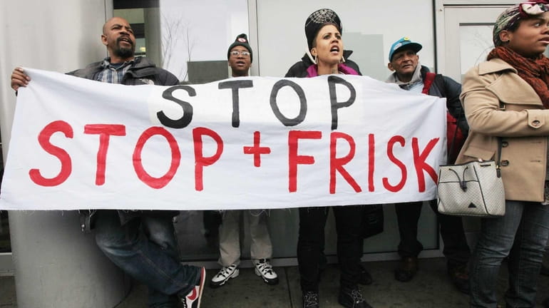 Opponents of the New York Police Department's controversial "stop-and-frisk" policy...