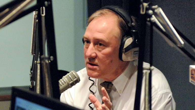 Then-station general manager Bruce Avery in 2007 during Morning Wake-Up...