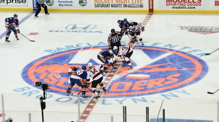 The New York Islanders and the New Jersey Devils face...