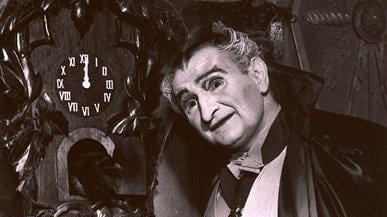 Al Lewis in character as Grandpa Munster from "The Munsters"...