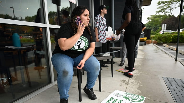 Starbucks organizer Ana Martinez and colleagues called a one-day strike...