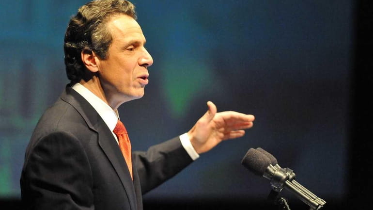New York State Gov. Andrew M. Cuomo gives his State...