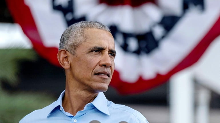 Former President Barack Obama in Orlando, Florida in October.