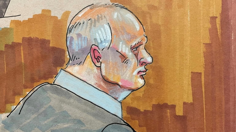 In this courtroom sketch, Robert Bowers, the suspect in the...