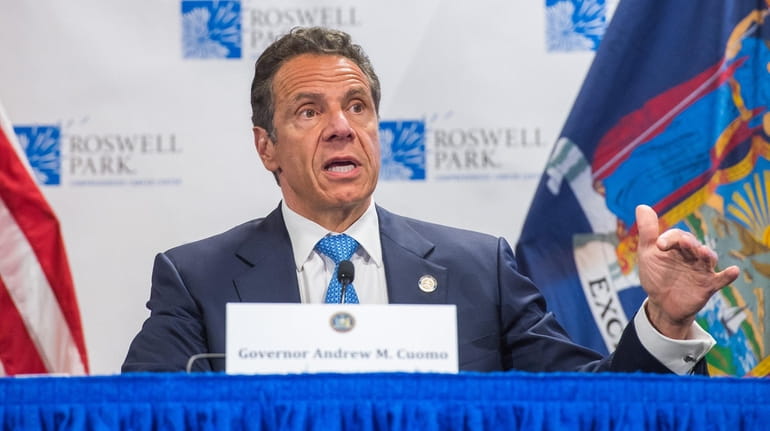 Gov. Andrew M. Cuomo holds his daily COVID-19 press briefing...