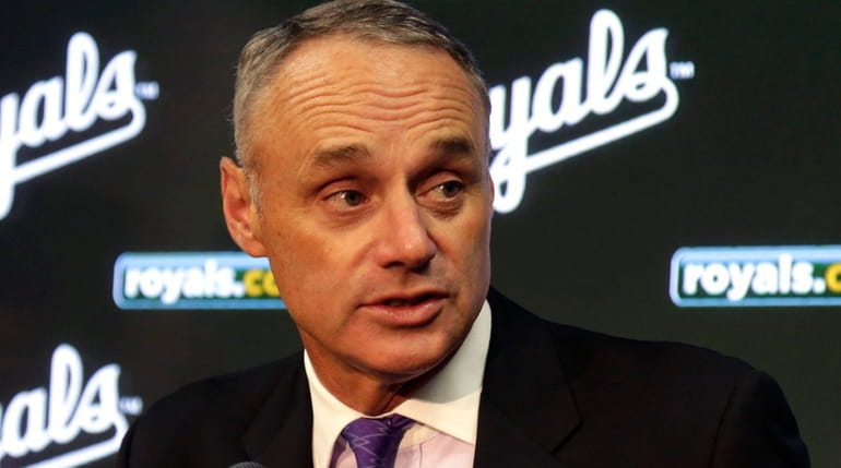 Major League Baseball commissioner Rob Manfred said the Mets are...