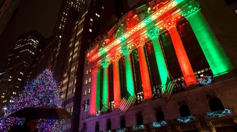 The New York Stock Exchange on Thursday evening.