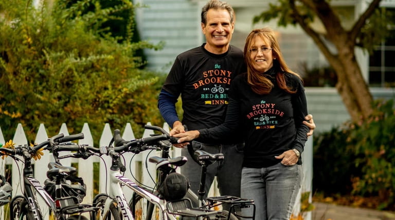 Marty and Elyse Buchman have made cycling the focal point...