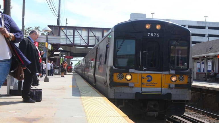 Long Island Rail Road trains' on-time performance fell for the...