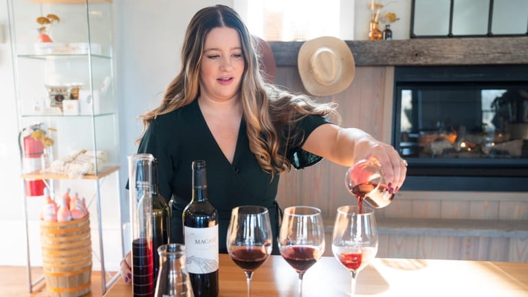 Bachelorette parties get to make their own wine during a...
